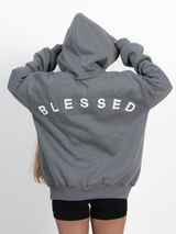 Grey Blessed Hoodie