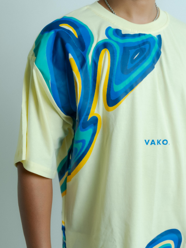 Scribbling Yellow Tee