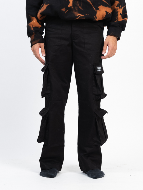 Black Utility Cargo Pants