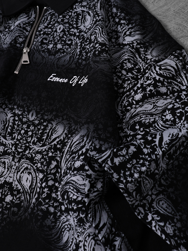 Echo Pulse Half ZIp Polo Tee