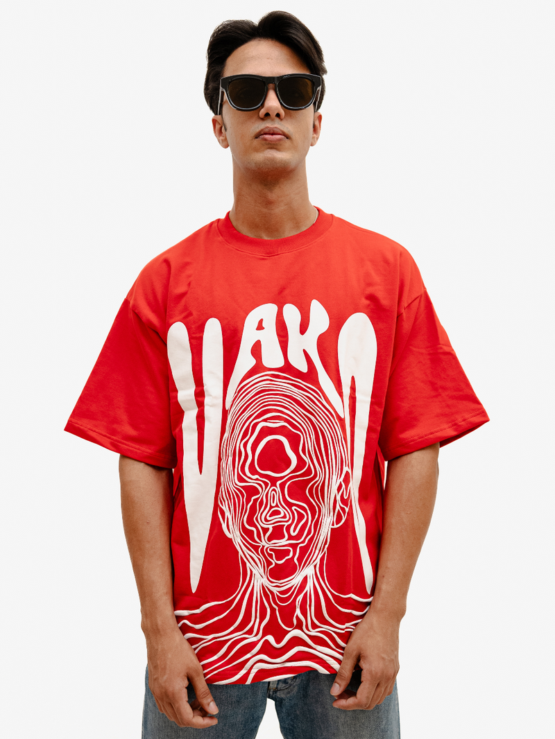 Art Face Red Tee