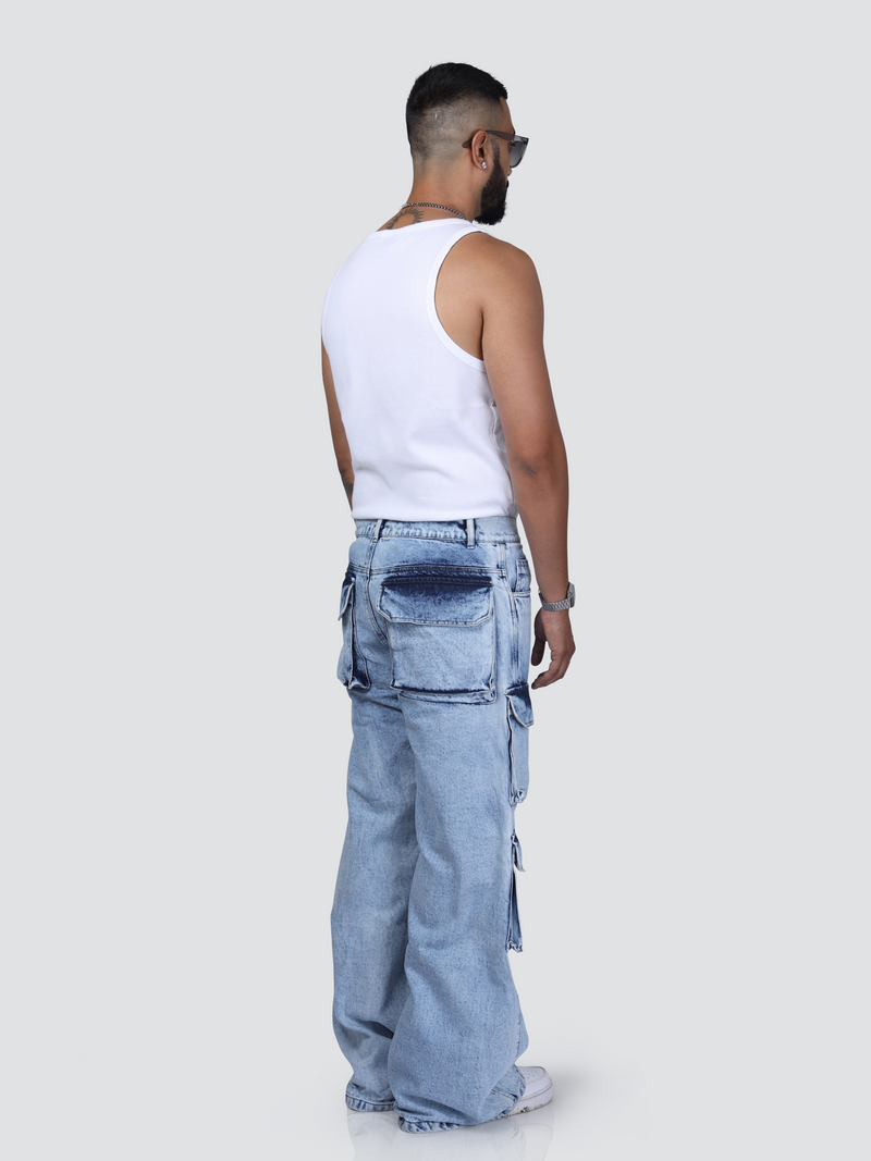 Vako Heavy Cargo Denim Jeans