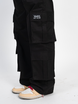 Black Utility Cargo Pants