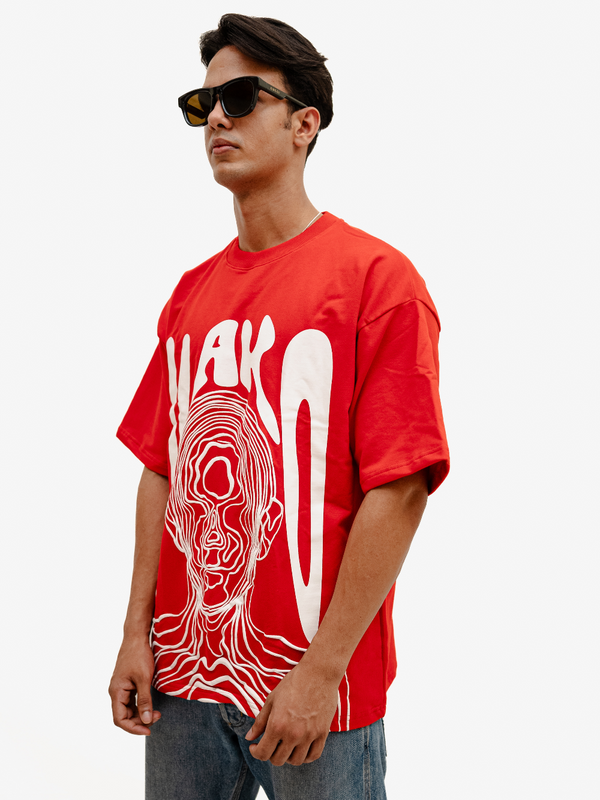 Art Face Red Tee