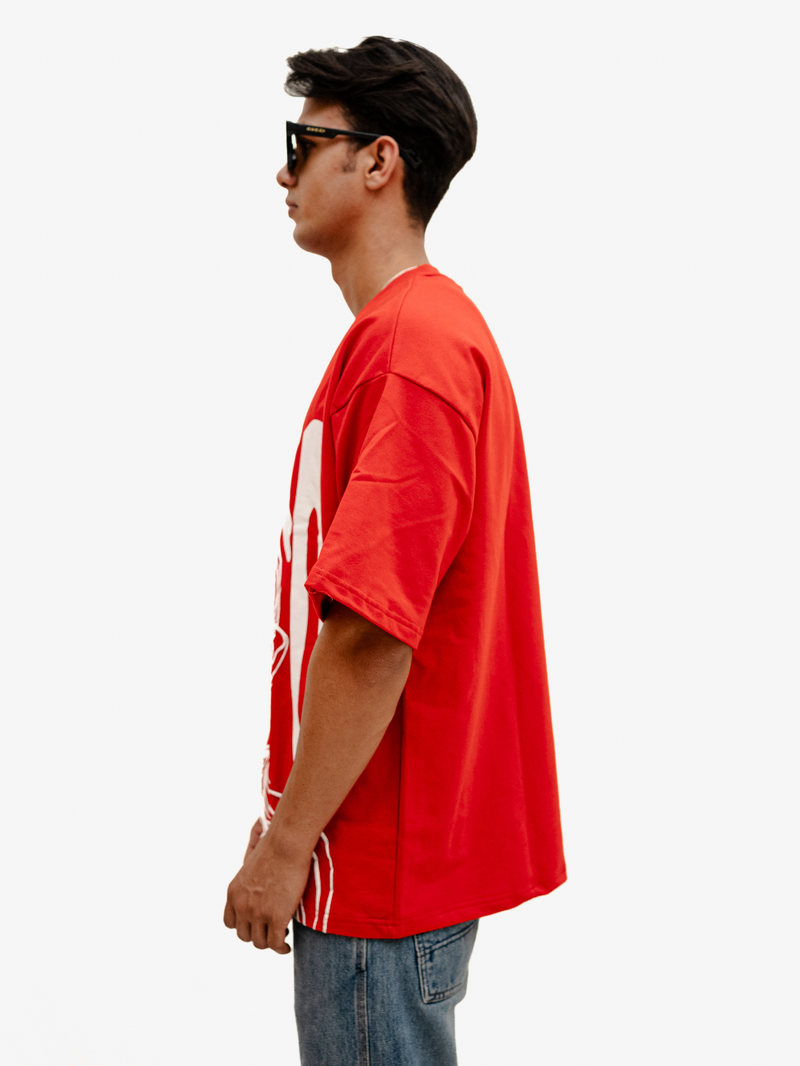 Art Face Red Tee