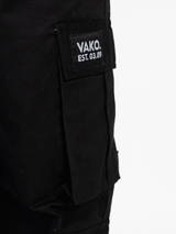 Black Utility Cargo Pants