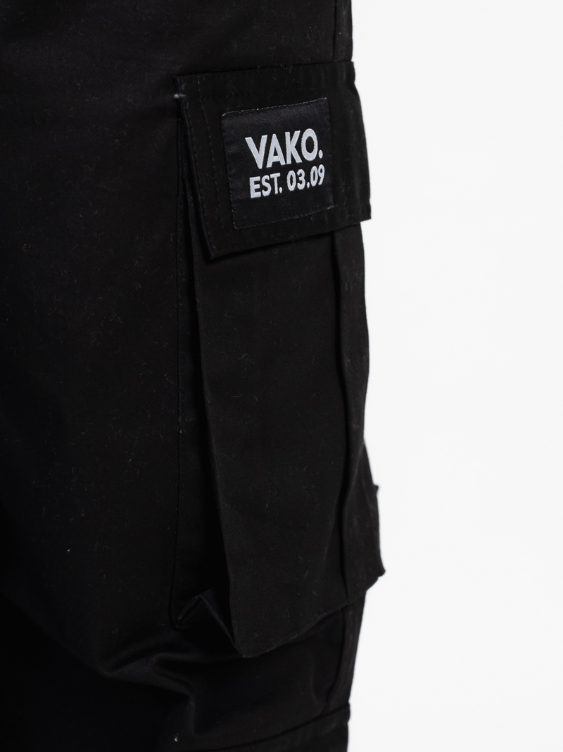 Black Utility Cargo Pants