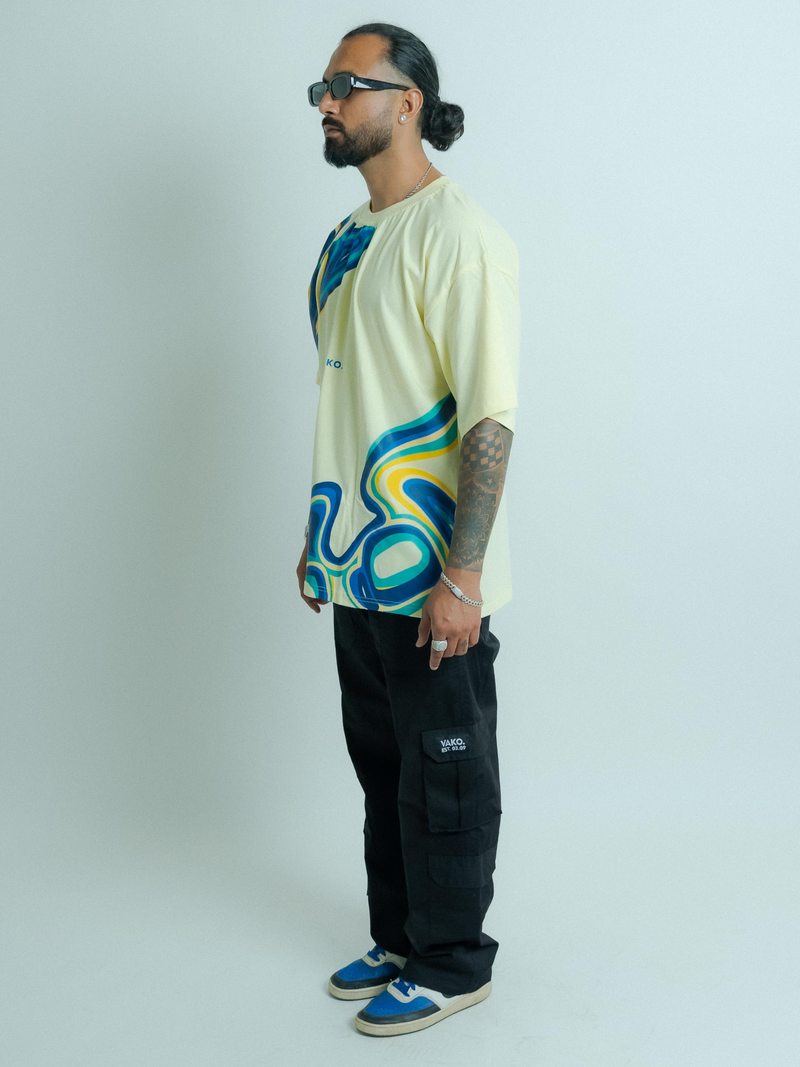 Scribbling Yellow Tee