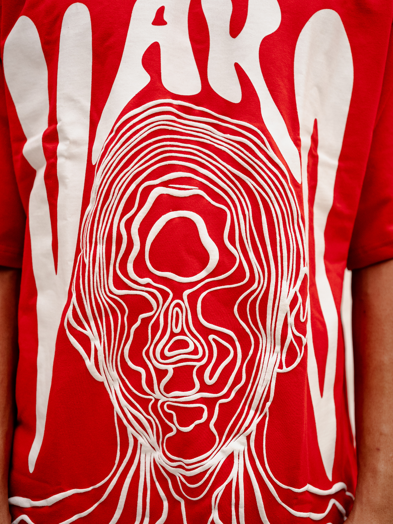 Art Face Red Tee