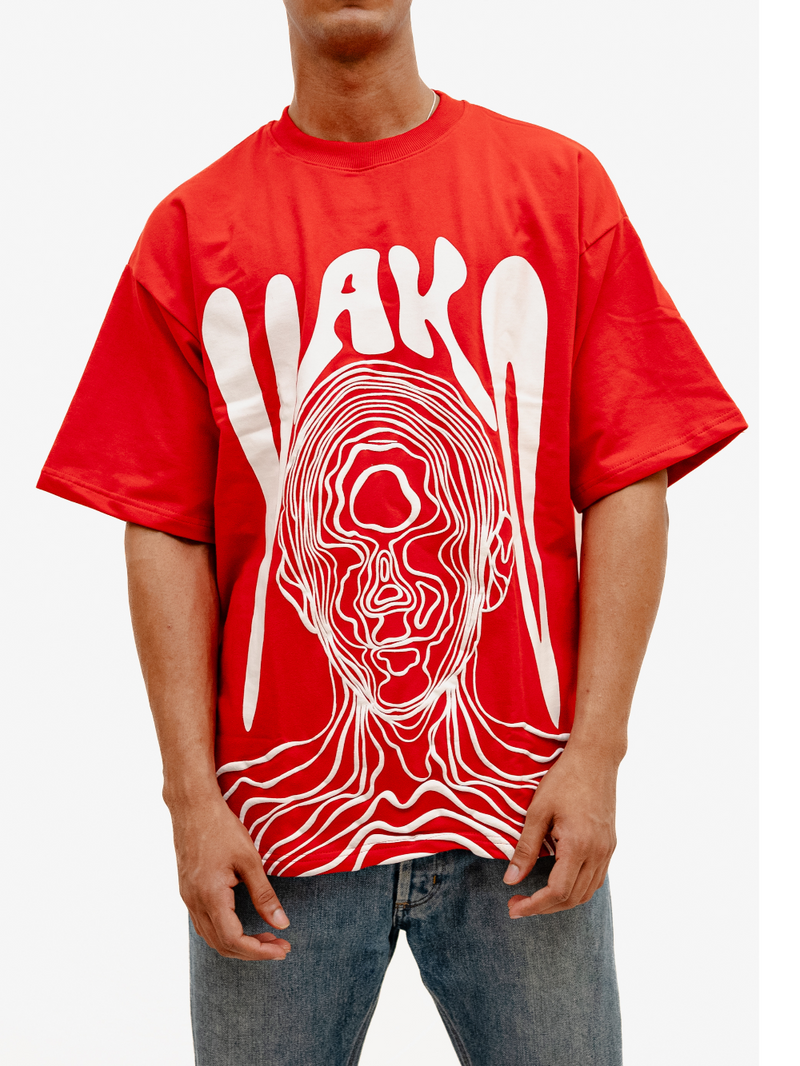 Art Face Red Tee