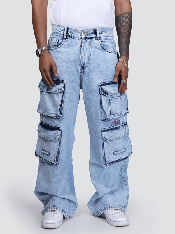 Vako Heavy Cargo Denim Jeans